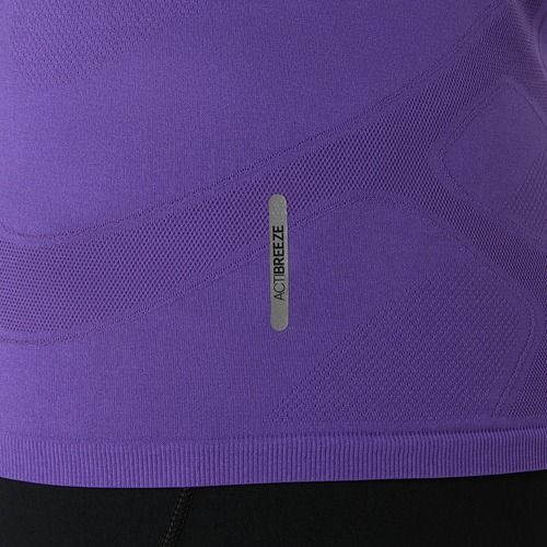 Longsleeve do biegania damski ASICS Road Seamless edo purple