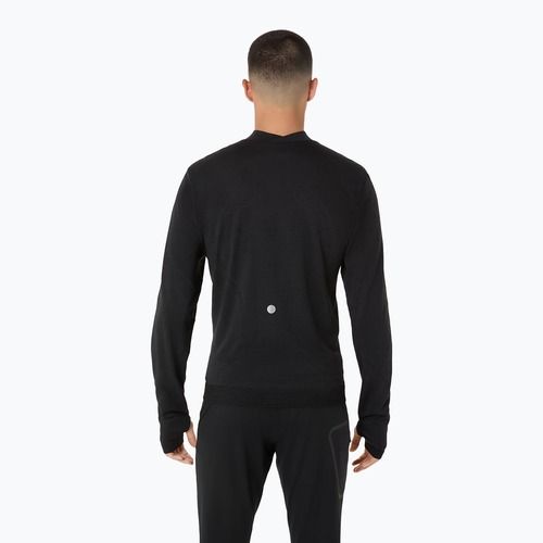 Longsleeve do biegania męski ASICS Road Winter Seamless performance black