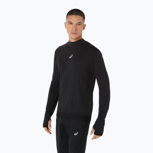 Longsleeve do biegania męski ASICS Road Winter Seamless performance black
