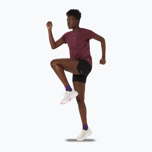 Koszulka do biegania damska ASICS Seamless dark currant/port royal