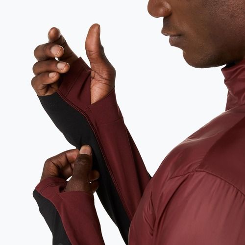 Kurtka do biegania męska ASICS Road Winter dark red planet