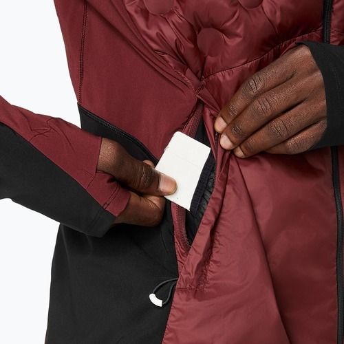 Kurtka do biegania męska ASICS Road Winter dark red planet