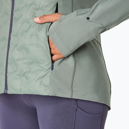 Kurtka do biegania damska ASICS Road Winter monument blue