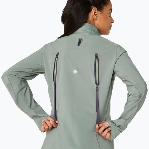 Kurtka do biegania damska ASICS Road Winter monument blue