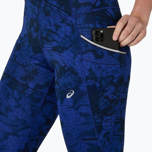 Legginsy do biegania damskie ASICS Road Lite-Show performance black/dark cobalt