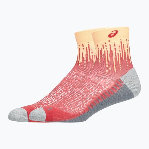 Skarpety ASICS Performance Run Quarter bright orange/black