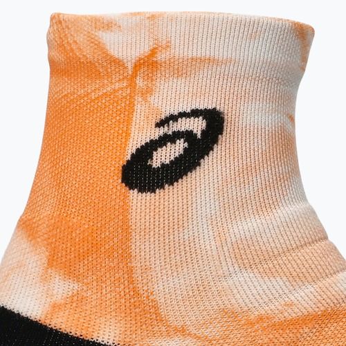 Skarpety ASICS Performance Run Quarter brilliant white/orange glow