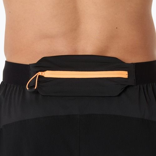 Spodenki do biegania męskie ASICS Fujitrail All Over Print 5IN performance black