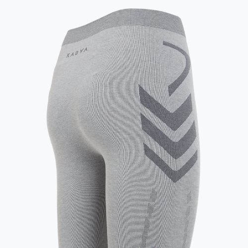 Spodnie termoaktywne damskie bielizna KADVA ALPINESTEP BAMBOO THERMO LIGHT PLUS bezszwowe szary