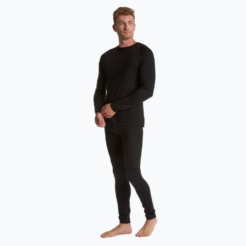 Spodnie termoaktywne męskie WOOLCANO 100% Merion PANT0539 czarny