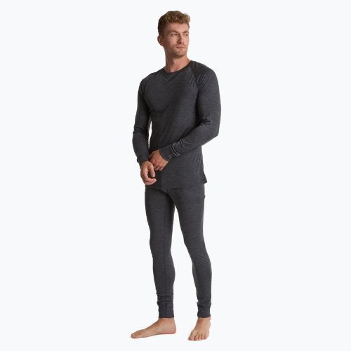 Spodnie termoaktywne męskie WOOLCANO 100% Merion PANT0539 szary