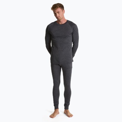 Bluza termoaktywna męska 100% WOOLCANO MERINO TOP0538 szary