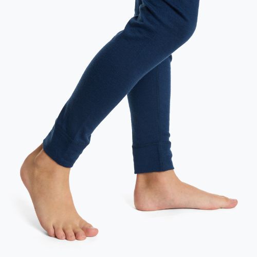 Komplet bielizny termoaktywnej dziecięcej WOOLCANO Merino 100% SET0683 granatowy