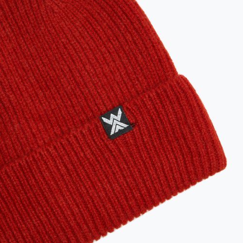Czapka WOOLCANO MERINO 100% HAT0440 bordowy