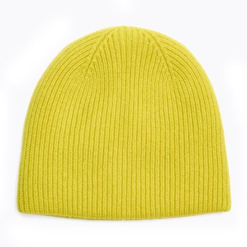 Czapka WOOLCANO MERINO 100% HAT0440 żołty