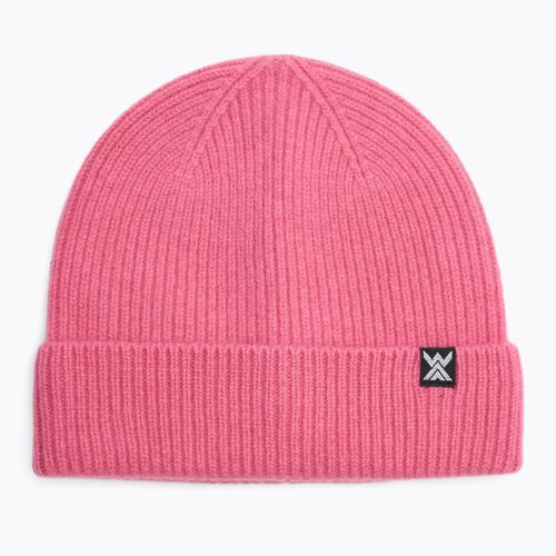 Czapka damska WOOLCANO MERINO 100% HAT0440 różowy