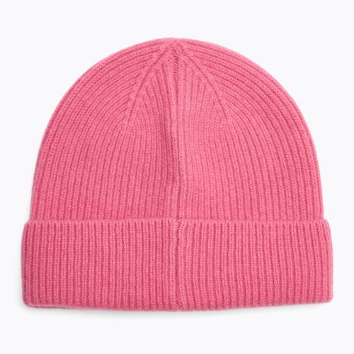Czapka damska WOOLCANO MERINO 100% HAT0440 różowy