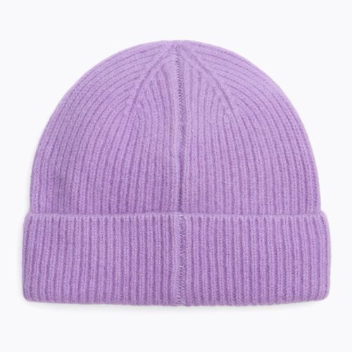 Czapka zimowa dziecięca WOOLCANO Merino 100% HAT0440 fioletowy