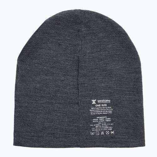Czapka WOOLCANO MERINO 100% HAT0441 szary
