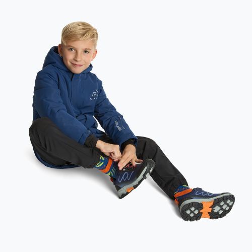 Buty trekkingowe dziecięce KADVA Rocky Trail Low WaterProof Softshell granatowy