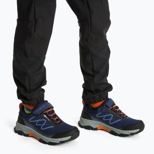 Buty trekkingowe dziecięce KADVA Rocky Trail Low WaterProof Softshell granatowy