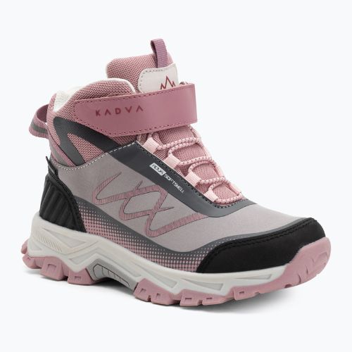 Buty trekkingowe dziecięce KADVA Rocky Trail Mid WaterProof Softshell szary