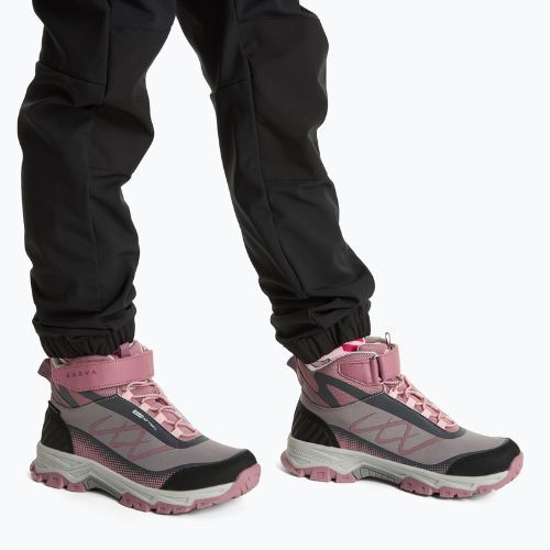 Buty trekkingowe dziecięce KADVA Rocky Trail Mid WaterProof Softshell szary