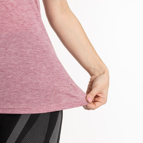 Koszulka termoaktywna damska WOOLCANO Merino TEE0547 fioletowy