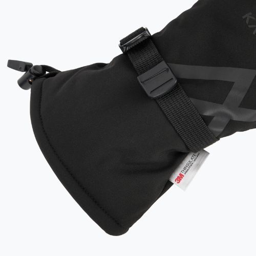 Rękawice narciarskie męskie KADVA Mountain Flow 3M Thinsulate czarny