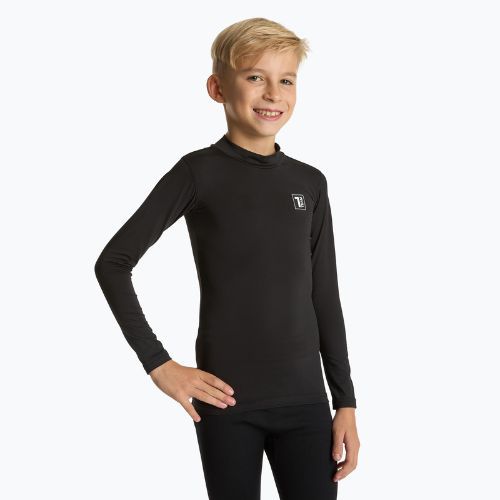 Bielizna longsleeve termoaktywny dziecięcy OneTeam GOAL DRY PLUS czarny