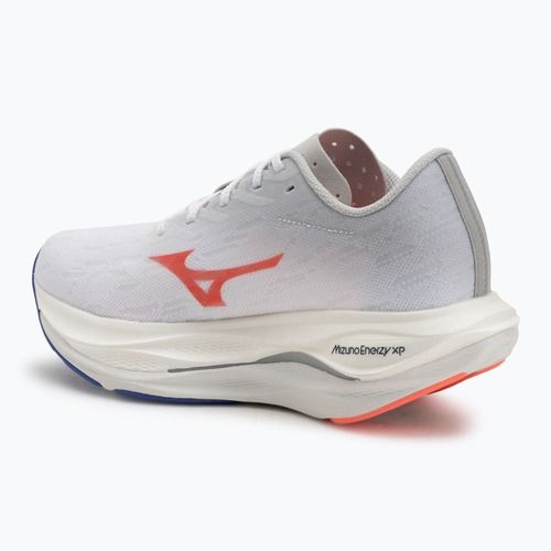 Buty do biegania damskie Mizuno Wave Rebellion Flash 3 white/striking coral/iris bloom