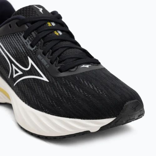 Buty do biegania damskie Mizuno Wave Inspire 21 black/white/vibrant yellow