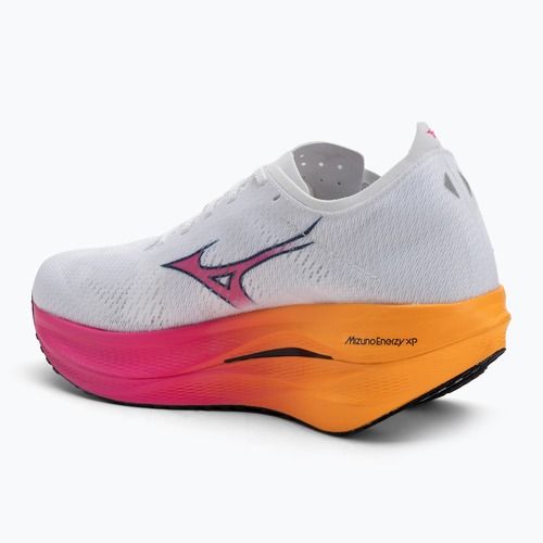 Buty do biegania Mizuno Wave Rebellion Pro 3 white/pink tetra/tang orange