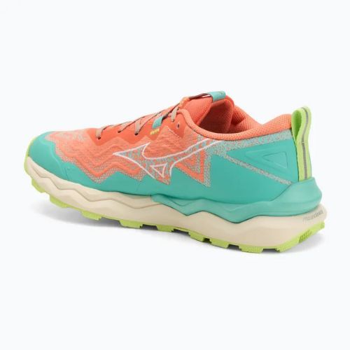 Buty do biegania damskie Mizuno Wave Daichi 9 fresh salmon/white/sharp green