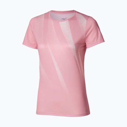 Koszulka do biegania damska Mizuno Core Graphic Tee bleached mauve