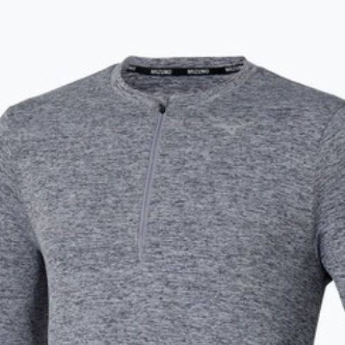 Longsleeve do biegania męski Mizuno Core Impulse Half Zip Tee quicksilver