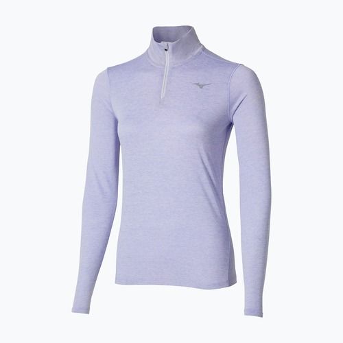 Bluza do biegania damska Mizuno Core Impulse Half Zip Tee icelandic blue