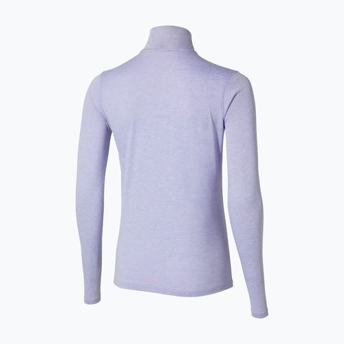 Bluza do biegania damska Mizuno Core Impulse Half Zip Tee icelandic blue