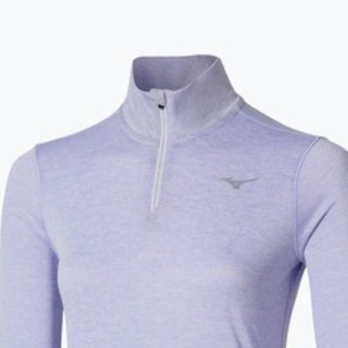 Bluza do biegania damska Mizuno Core Impulse Half Zip Tee icelandic blue