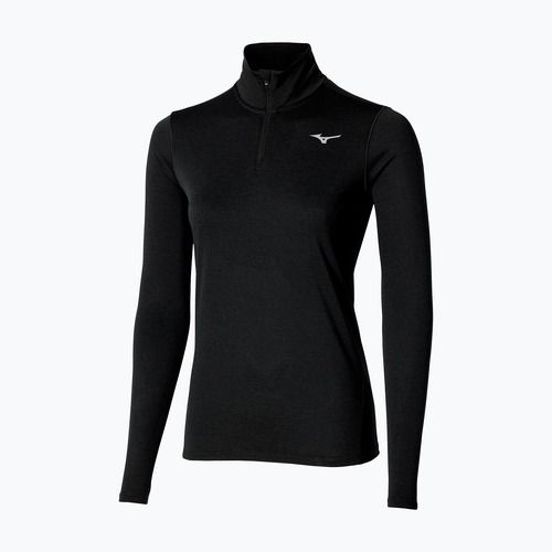 Bluza do biegania damska Mizuno Core Impulse Half Zip Tee black