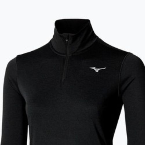 Bluza do biegania damska Mizuno Core Impulse Half Zip Tee black