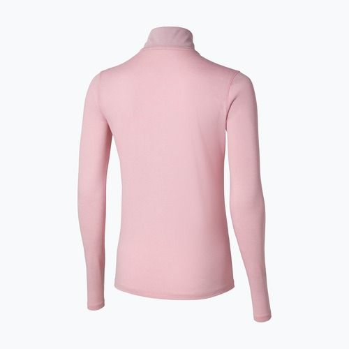 Bluza do biegania damska Mizuno Core Impulse Half Zip Tee bleached mauve