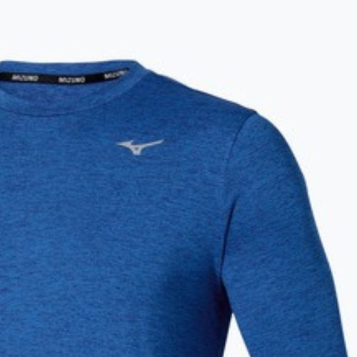 Longsleeve do biegania męski Mizuno Core Impulse Tee sodalite blue