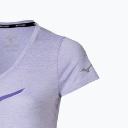 Koszulka do biegania damska Mizuno Core Runbird Tee icelandic blue