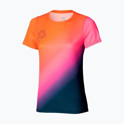 Koszulka do biegania damska Mizuno Summer Pack QD Tee yuuyake