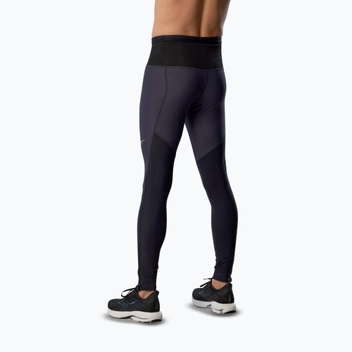 Legginsy do biegania męskie Mizuno Trail Multipocket Long odyssey gray