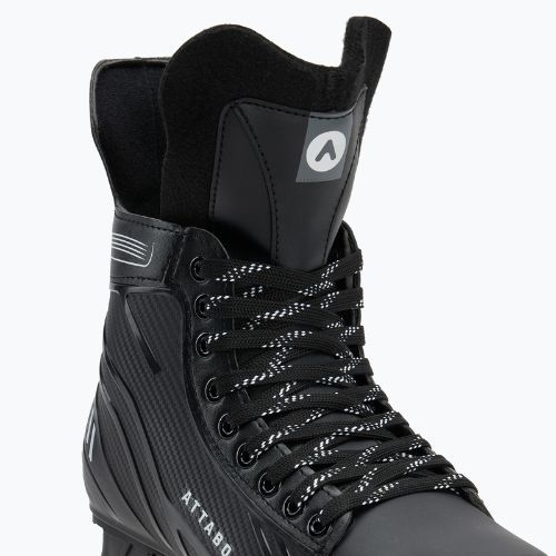 Łyżwy hokejowe dziecięce ATTABO Frazer II regulowane czarny