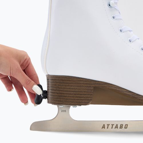 Łyżwy figurowe dziecięce ATTABO Oli regulowane biały