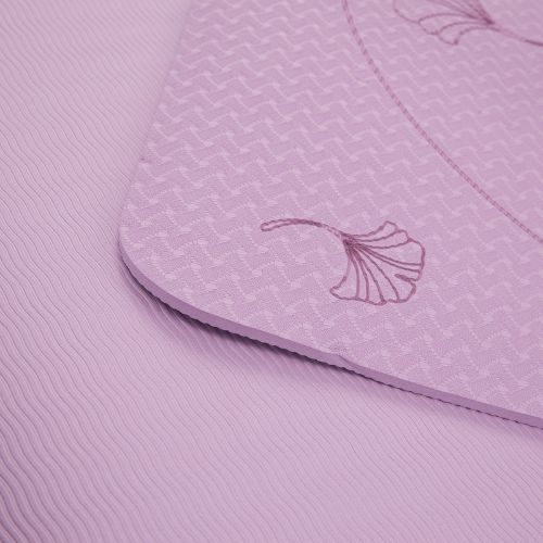 Mata do jogi XTREXO EcoGrip 6 mm fioletowy