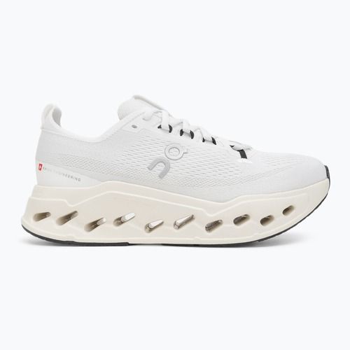 Buty do biegania męskie On Cloudsurfer Max Wide white/white